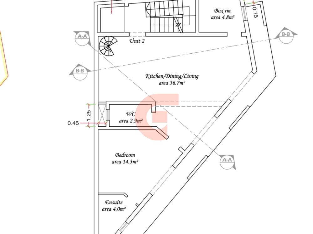 (3) Second Floor Duplex (3) Second Floor Duplex